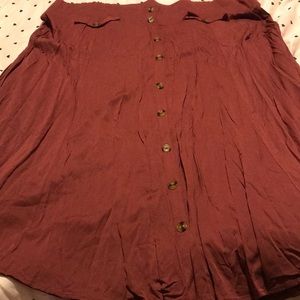 Torrid Button front skirt